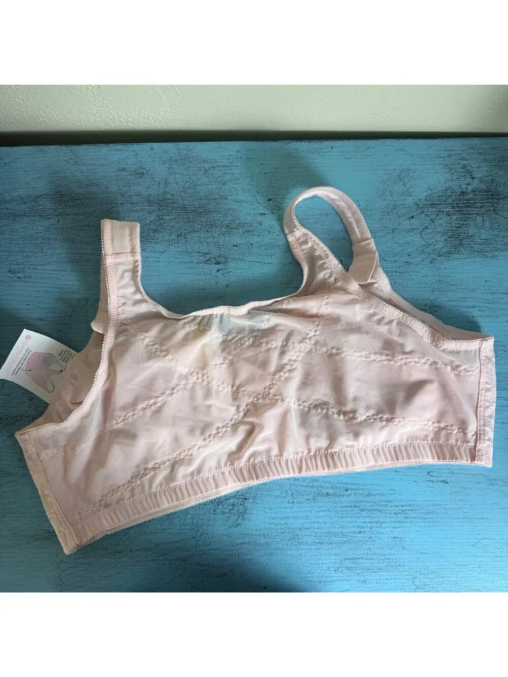 Comfort Choice Posture Support Bra 48C Front Closure Lace Pink NWT **